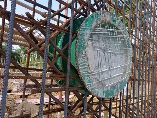 柔性防水套管客戶現場